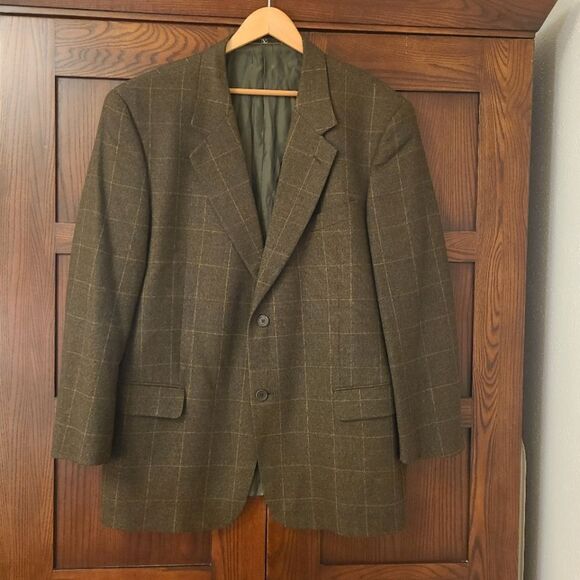 Valentino Other - Valentino UOMO Cashmere Wool Suit Coat Blazer 46 Long